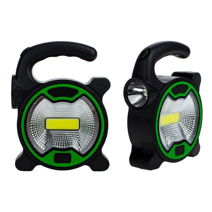 Комплект LED фенер, 2 светлини, Батерии АА, 10х3, 5х13 см, 2 броя