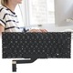 Tastatura de inlocuire pentru Macbook Pro Retina 15 inch, Peysaitr, neagra, ABS, usor de instalat
