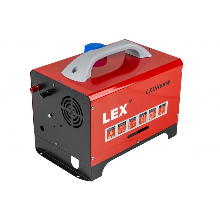 Sirocou portabil diesel 12V/230 V putere 8 KW LXOH8KW