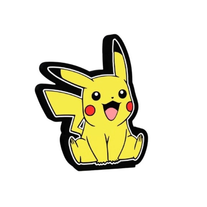 Caseta luminoasa LED, Personaj Pikachu, Alimentare 220v