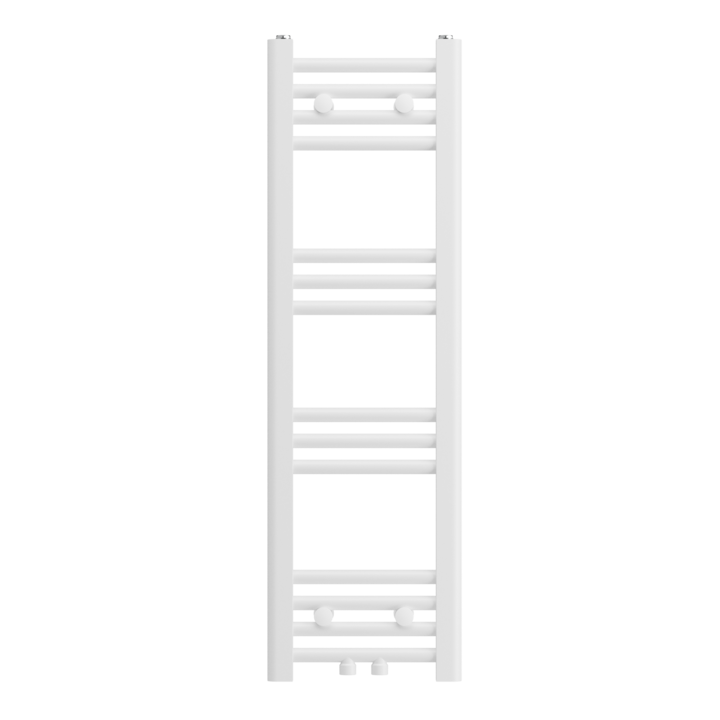 Radiator De Baie, Granitan, Raven, Cu Incalzitor Electric One Touch, Distanta De Conectare 45Cm, Portprosop, Verticala, Cu Otel, Design Modern, 271 W, 100x30 Cm, Alb