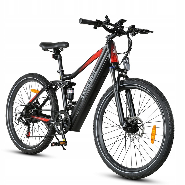 Електрически велосипед, Samebike XD26-II, Планински велосипед, 26'' колела, Мотор 750W, 48V 14Ah, Максимална скорост 40KM/H, Черен