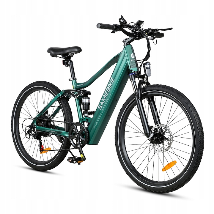 Велосипед, Samebike XD26-II, Планински велосипед, Електрически, 26'' колела, 750W мотор, 48V 14Ah, Максимална скорост 40KM/H, Зелен