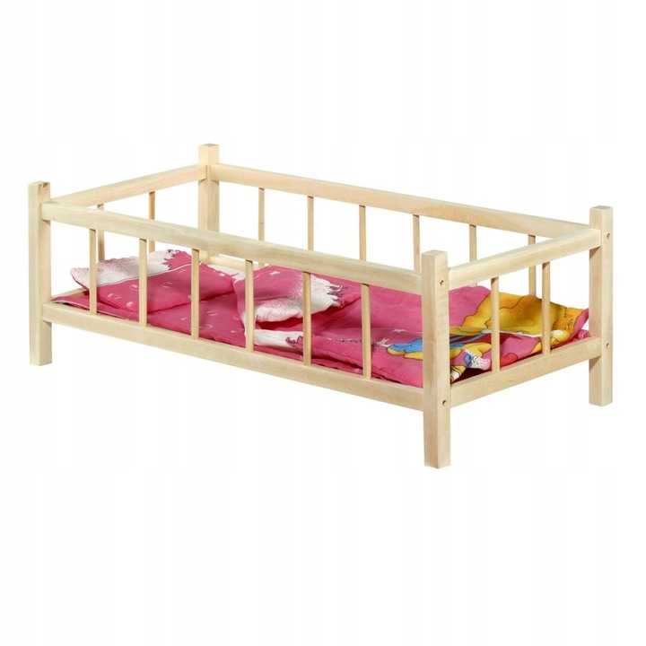 Patut mare pentru papusi Baczek cu lenjerie colorata