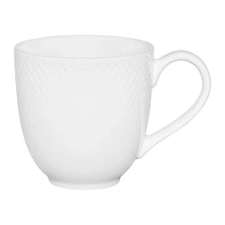 Cana AMBITION Sonia, 380ml, portelan, alb