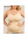 Maiou modelator, bretele reglabile, confortabil, modeleaza silueta delicat si permite libertate de miscare, compresie medie - VITATEE bej S