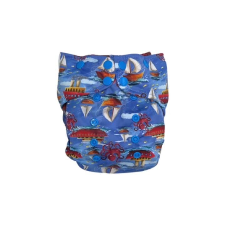 Újrahasználható pelenka, 5-15kg, 11x32cm, vízálló, állítható