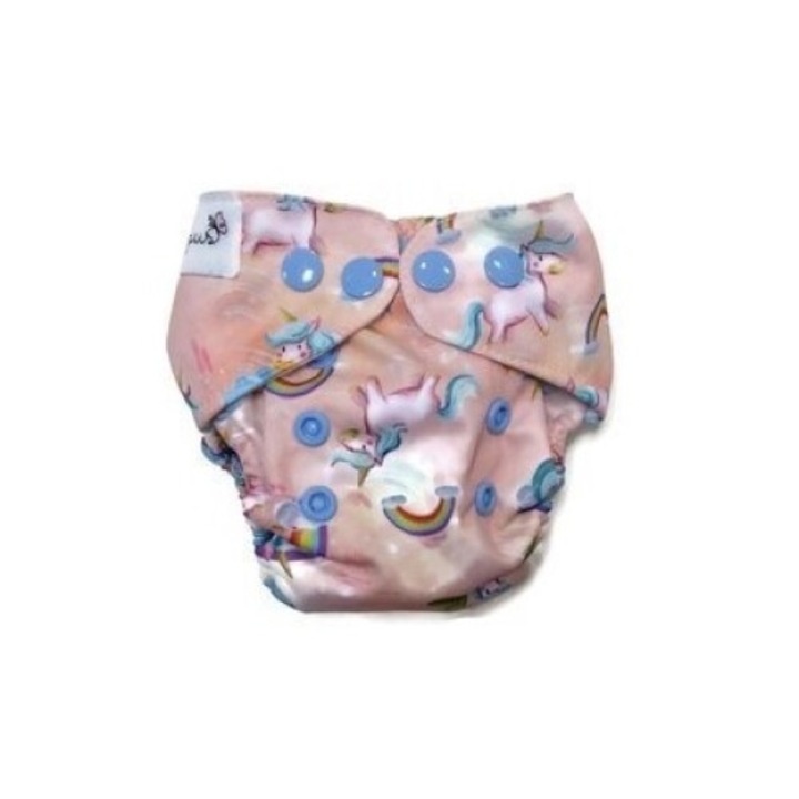 Husa scutece Pupus 3-7kg, 9x26cm, multicolor