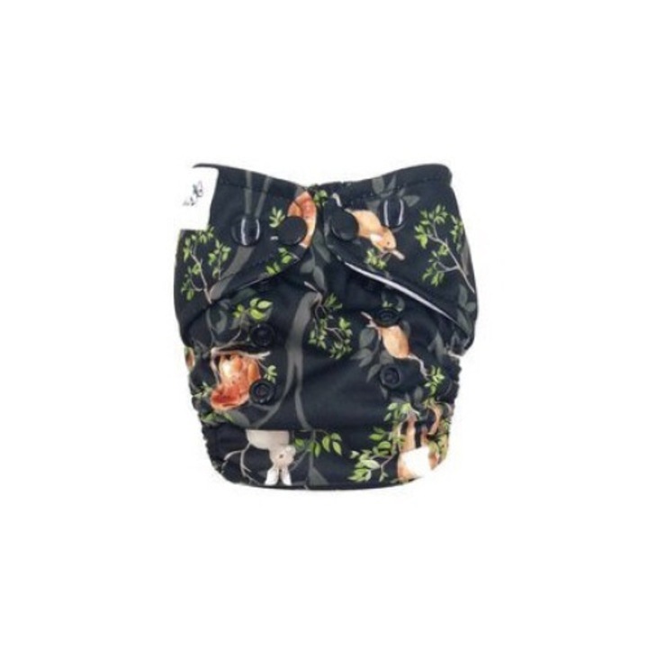 Husa scutece Pupus 3-7kg, 9x26cm, multicolor