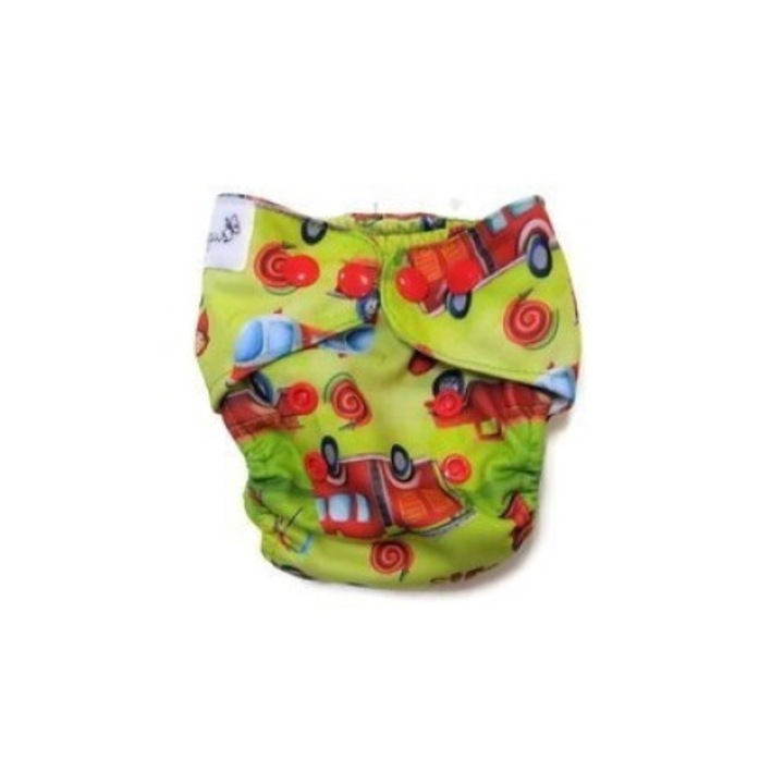 Husa scutece Pupus 3-7kg, 9x26cm, multicolor