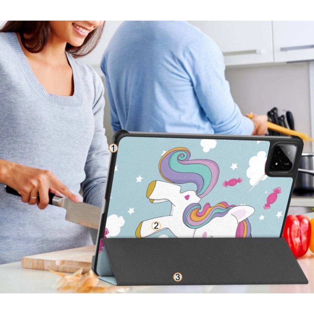 Husa pentru Xiaomi Pad 7 / 7 Pro tip stand functie sleep/wake-up protectie 360 - Unicorn