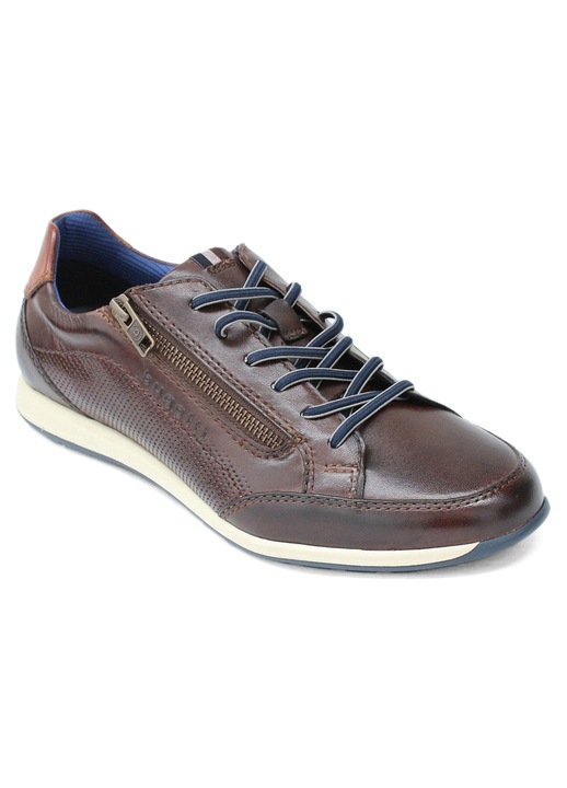 Bugatti férfi sneaker fűzős cipzáras bőr félcipő 311-A9Q13-4100-6000 07484 Méret 44