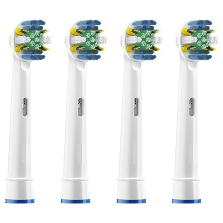 Oral Care® резервни части за електрическа четка за зъби, съвместими с Oral-B Floss Action, 4 бр