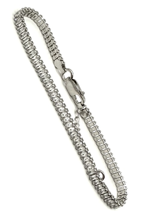 Bratara din argint 925 cu zirconiu, 4 mm, Dinuzete