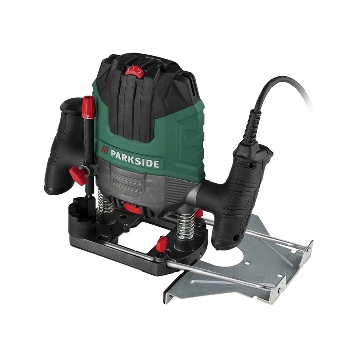 ParkSide POF 1200 D3 / E4 Elektromos felsőmaró gép 6 részes marókészlettel, 1200 W