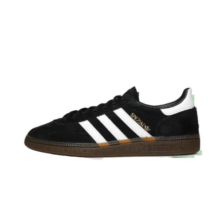 Férfi sportcipő, Adidas Handball Spezial, fekete, velúr, gumi talp, 36 2/3 EU