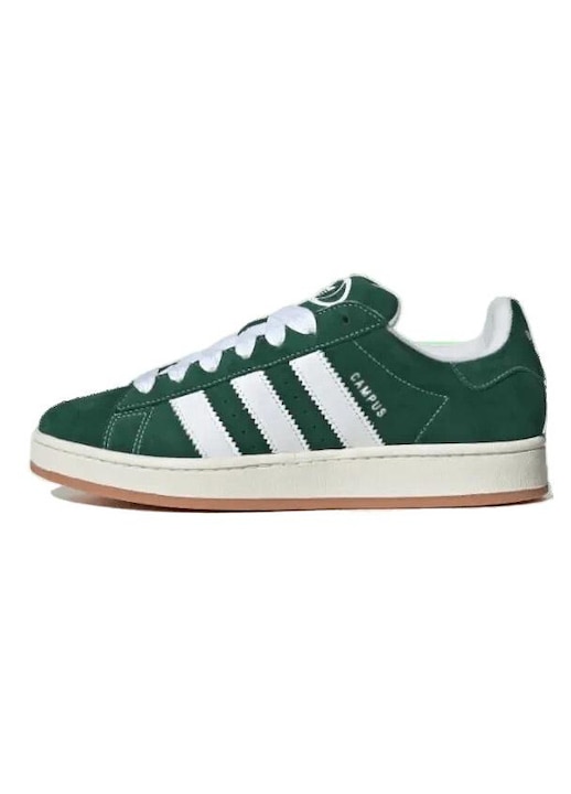 Pantofi sport barbati, Adidas Campus 00s, verde inchis, piele naturala