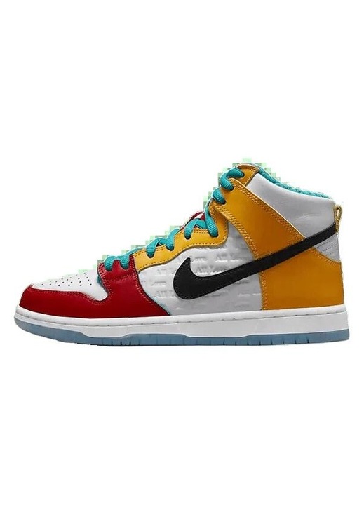 Pantofi sport barbati, Nike, SB Dunk High Pro froSkate All Love, multicolor, piele ecologica, 42.5 EU