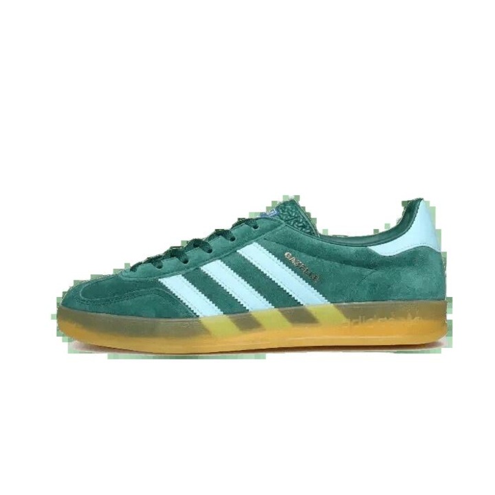 Adidas Gazelle спортни обувки за закрито, цвят Collegiate Green, велур, класически дизайн, унисекс, 37 1/3 EU