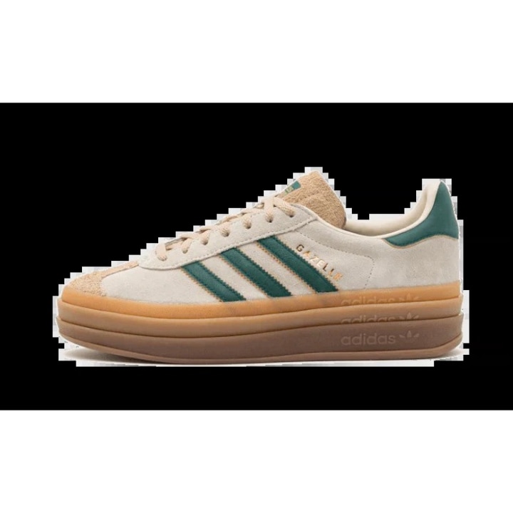 Tenisi barbati, Adidas Gazelle Bold, talpa inalta, piele intoarsa, bej -  eMAG.ro