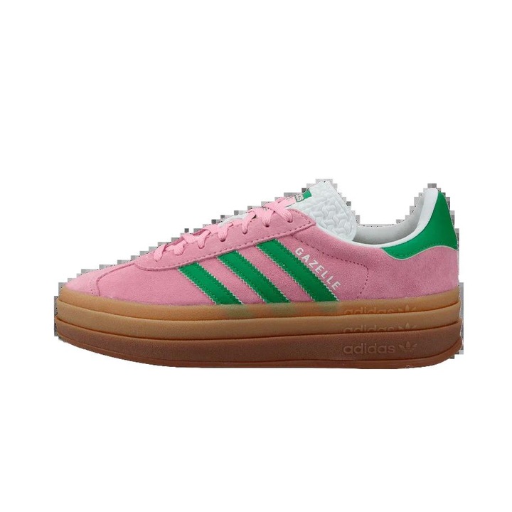 Мъжки маратонки, adidas, Gazelle Bold, розови, велур, 37 1/3 EU