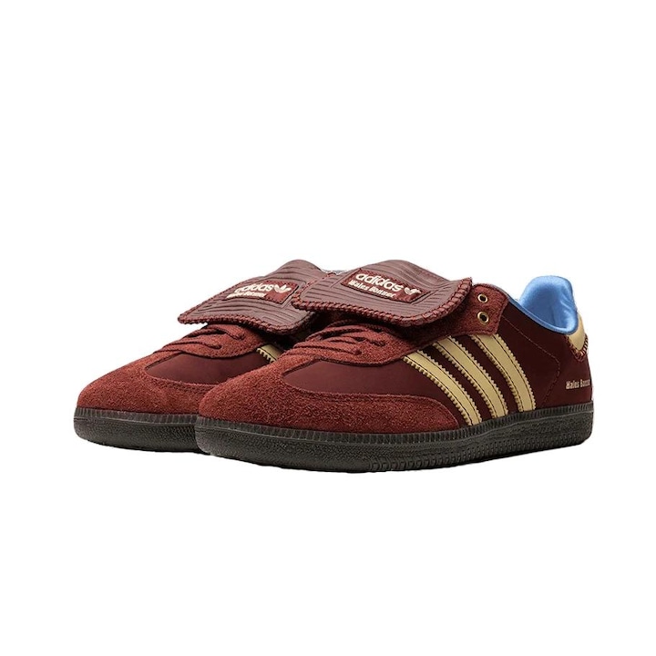 Tenisi barbati, adidas, Samba Nylon, culoare Fox Brown, piele intoarsa