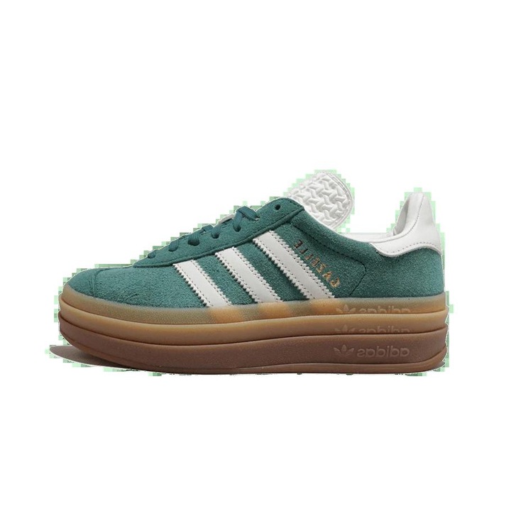 Tenisi barbati, adidas, Gazelle Bold, verde, piele intoarsa