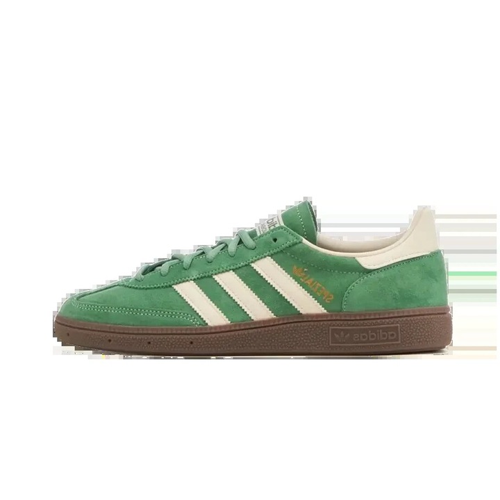 Tenisi sport pentru dama, Adidas, Piele intoarsa, Verde, 36EU