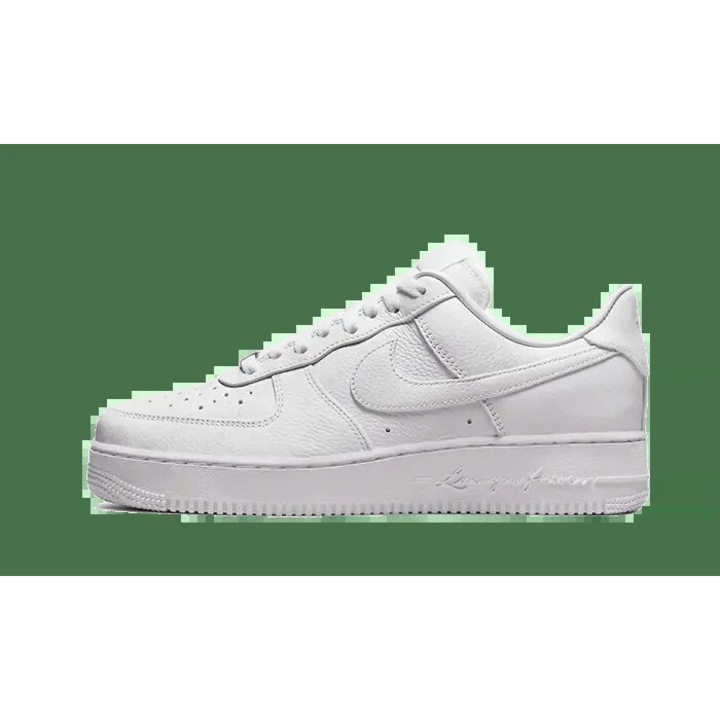 Мъжки спортни обувки, Nike, Air Force 1 Low NOCTA Drake Certified Lover Boy, уникален дизайн, бели, кожа