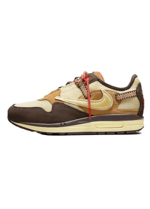 Pantofi sport barbati Nike Air Max 1 Cactus Jack, culoare Baroque Brown, design modern, 44.5 EU
