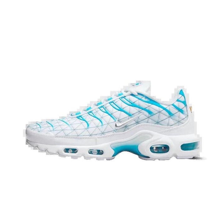 Мъжки спортни обувки Nike Air Max Plus бяло/синьо 41 EU