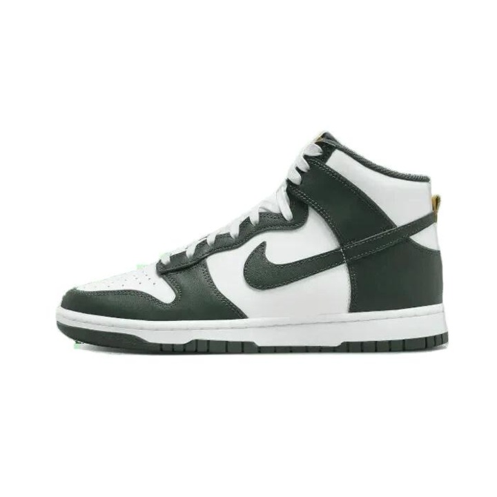 Мъжки спортни обувки, Nike Dunk High Australia, уникални цветове, висок дизайн, зелено-златисто