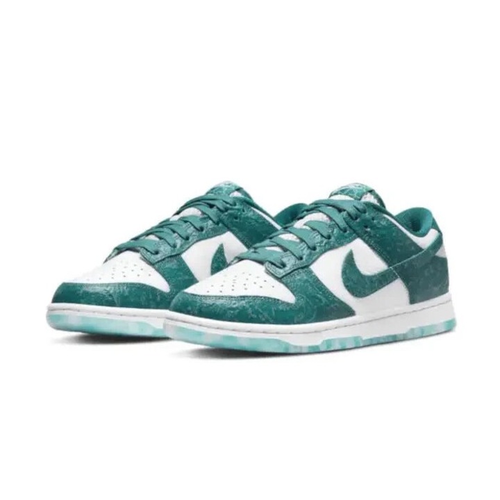Мъжки спортни обувки Nike Dunk Low Ocean, зелени, еко кожа, елегантен дизайн, вдъхновен от океана