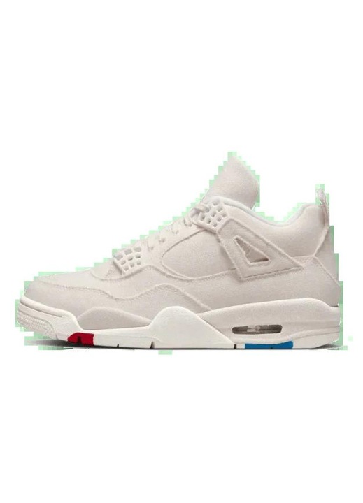 Мъжки маратонки, Jordan, Air Jordan 4 Sail, Текстил, Бял