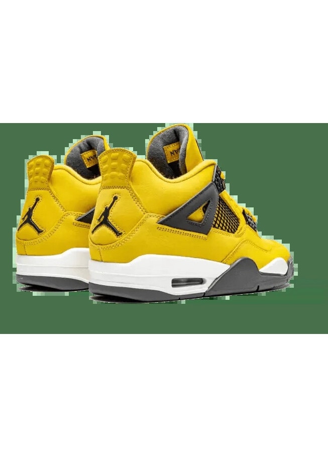 靴 AIR JORDAN 4 RETRO Tour Yellow 28cm Pantofi sport barbati Jordan Air Jordan 4 Retro, culoare Tour