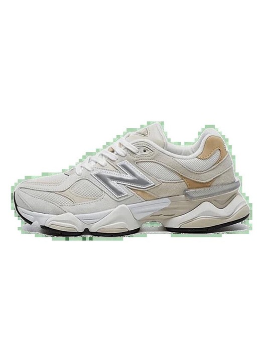 Sportcipő, New Balance 9060, eredeti design, meleg színek, bőr, Turtledove, 45 EU