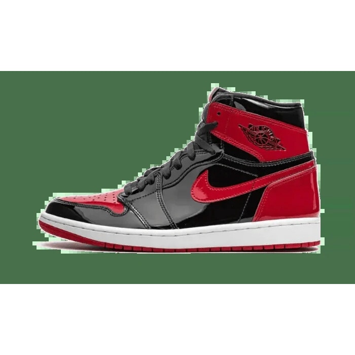 Pantofi sport barbati, Jordan, Air Jordan 1 High OG Patent Bred