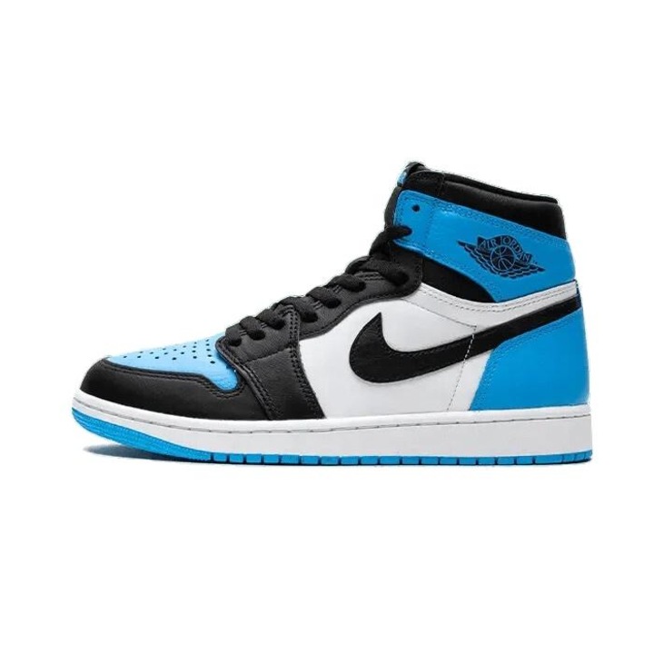 Pantofi sport barbati, Jordan, Air Jordan 1 High OG, albastru, negru, piele