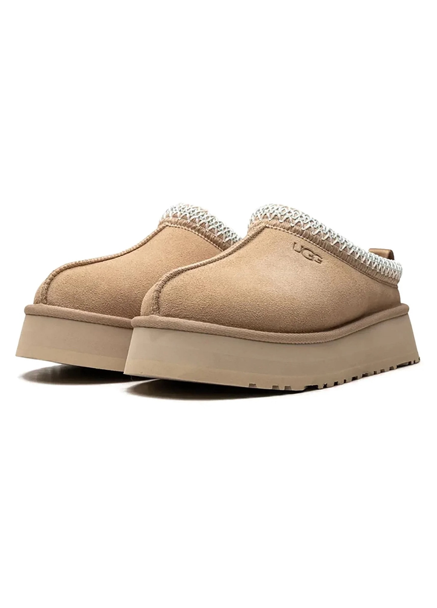 kkaz Papuci UGG Tazz, confortabili, din piele de caprioara, culoare