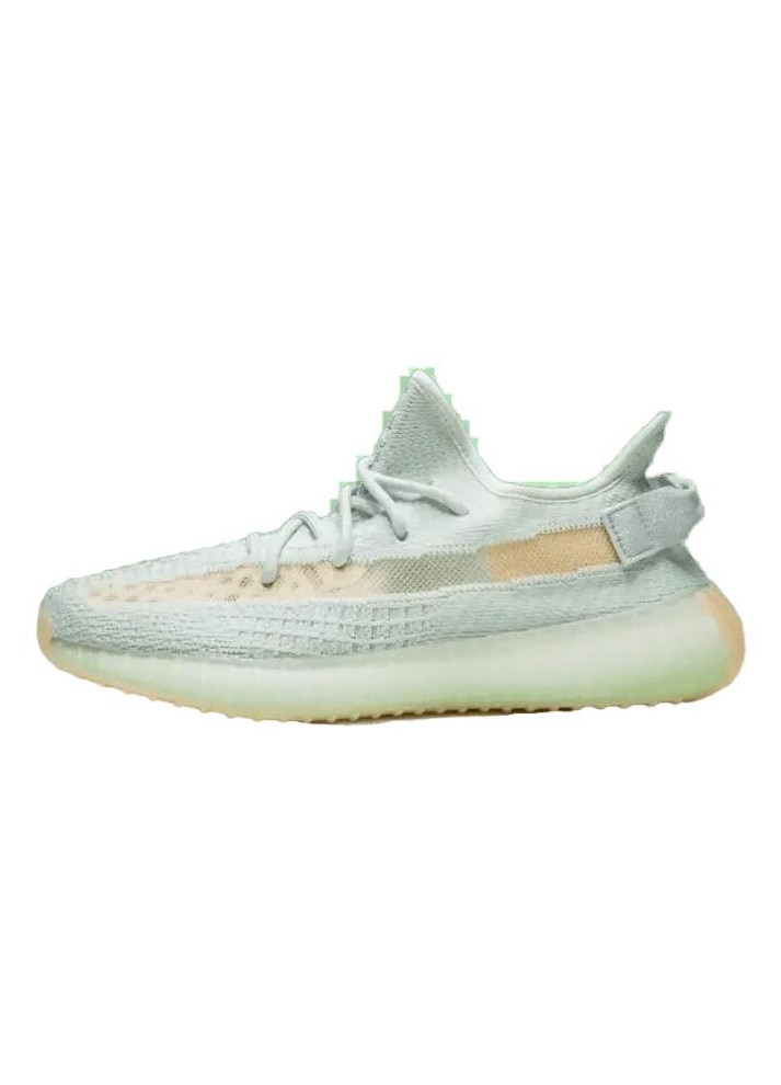 Adidasi barbati Yeezy Boost 350 V2, pantofi sport, bej, textil, 42
