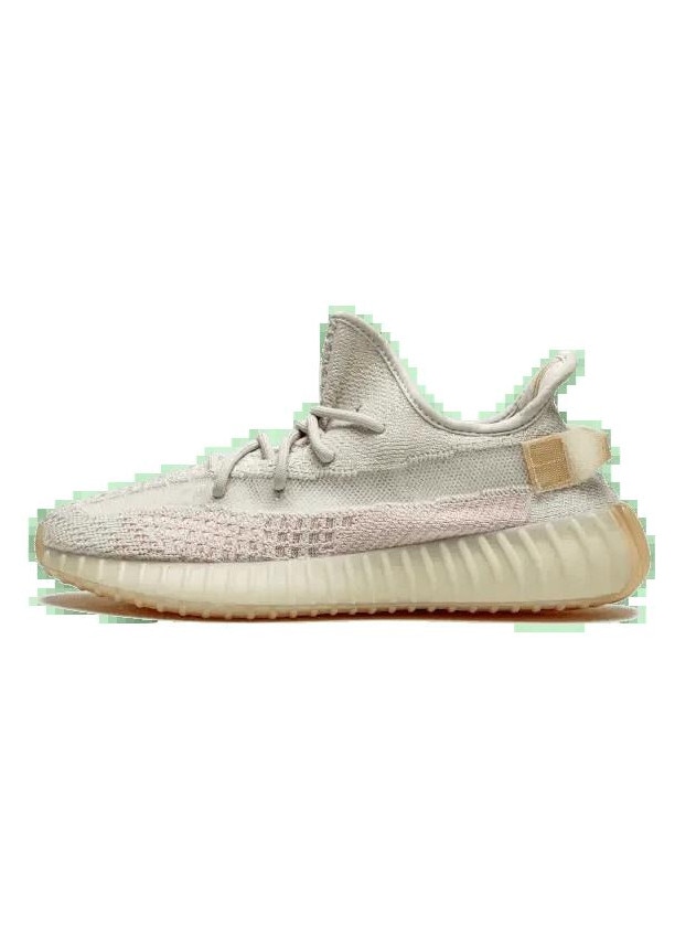 Adidasi barbati Yeezy Boost 350 V2, pantofi sport, bej, textil, 42