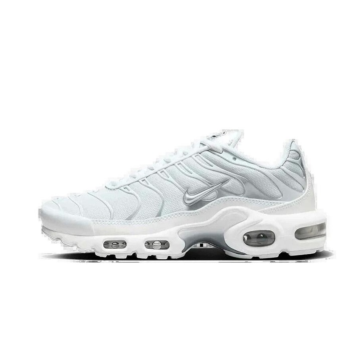 Мъжки спортни обувки Nike Air Max Plus бял сребрист металик