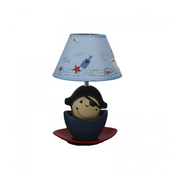 Veioza Ceramica Bobo D1-139 33CM E14 40W Albastru Veioza Ceramica Bobo D1-139 33CM E14 40W Albastru