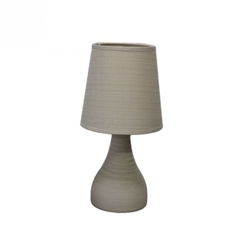 Veioza Ceramica Bobo DH3396 32CM E14 40W Gri Veioza Ceramica Bobo DH3396 32CM E14 40W Gri