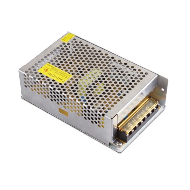 Transformator pentru LED 150W DC12V, IP20, metalic