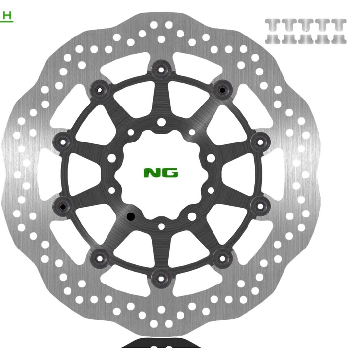 Спирачен диск NG, за Kawasaki Z 1000 ABS 15-17, Z 1000 15-17, ZS6R 13-17, Z800 12-18, GTR 1400 07-18, ZZR 1400 06-18