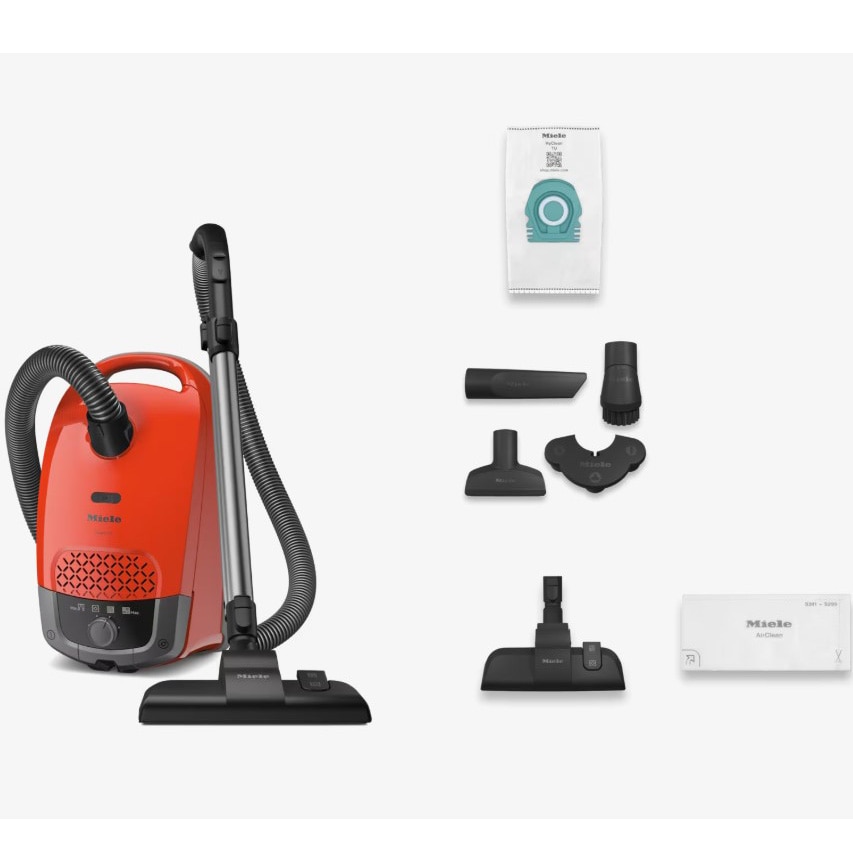 Aspirator cu sac Miele Guard S1 Junior 12558560, 890 W, 3,5 l, 76 dB, rosu