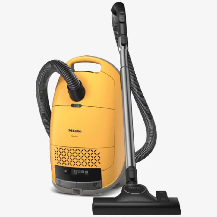 Прахосмукачка с торба Miele Guard M1 12562360, 890 W, 4,5 л, 77 dB, Жълт
