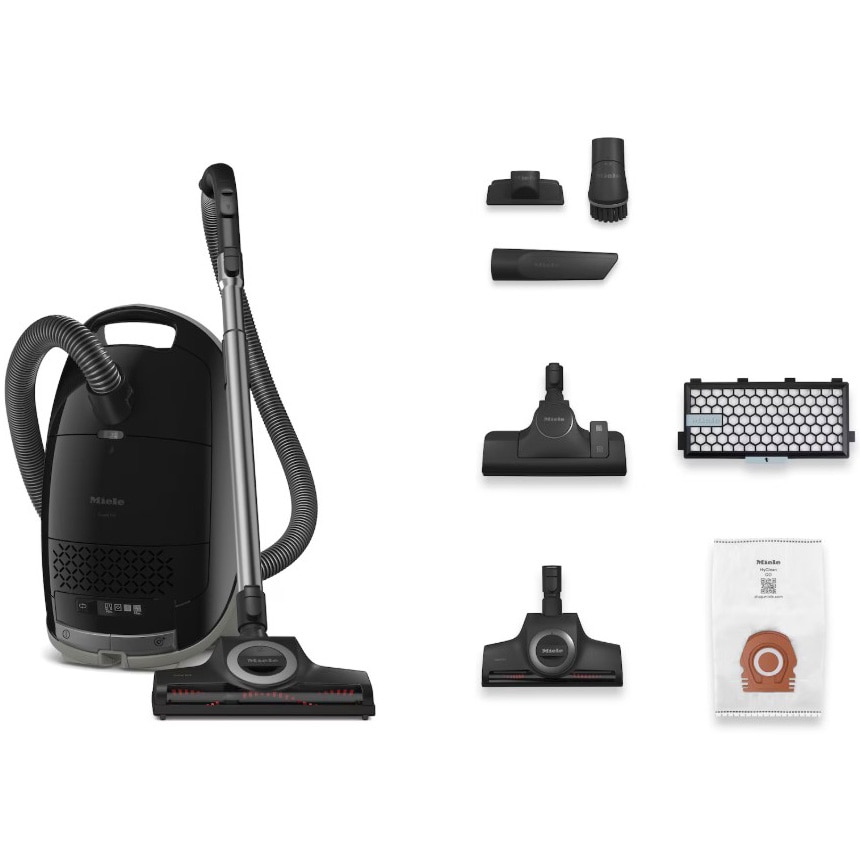 Aspirator cu sac Miele Guard M1 Cat&Dog 12562270, 890 W, 4,5 l, 77 dB, negru