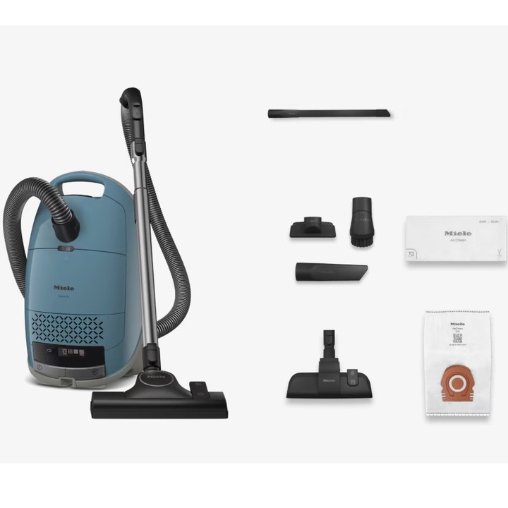 Прахосмукачка с торба Miele Guard M1 Flex 12562290, 890 W, 4,5 л, 77 dB, Син